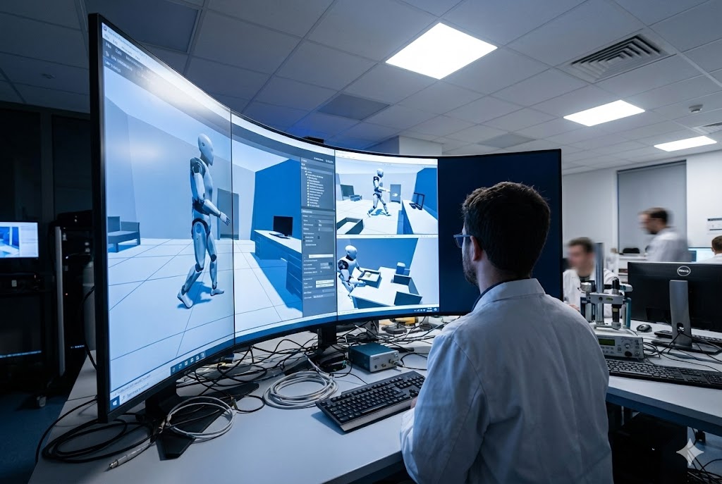 휴머노이드 로봇 시뮬레이션