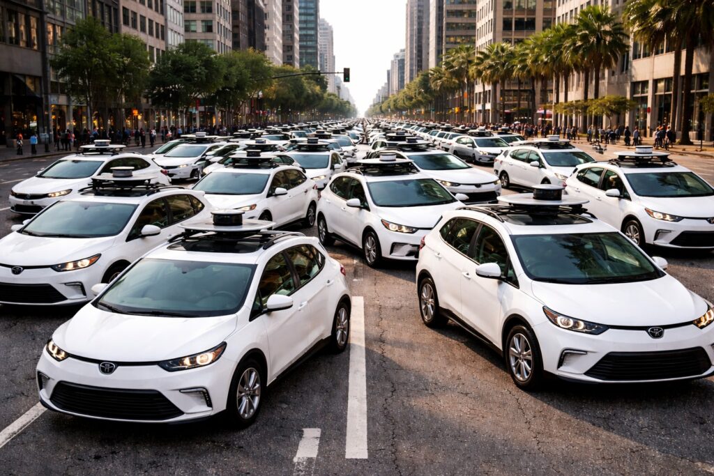 자율주행 택시 마비